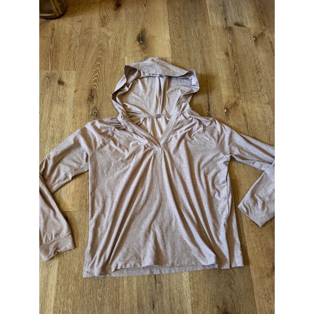 Beyond Yoga Pink Mauve Heather Featherweight The Splits Hoodie Size S